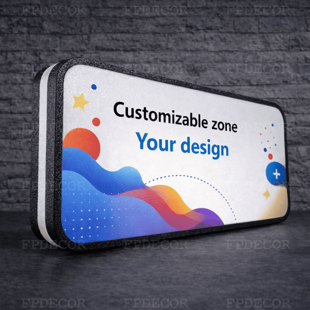 Custom RGB Light Box; Personalized Photo, Logo & Image Display - Image 3