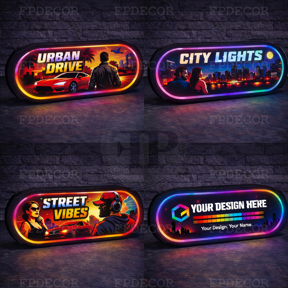 ONE Custom RGB Light Box, Personalized Photo, Logo, Image - Image 3