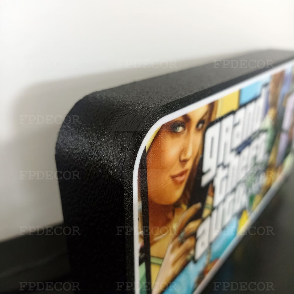 GTA 5 RGB Light Box, Los Santos Aesthetic Gaming Decor - Image 3